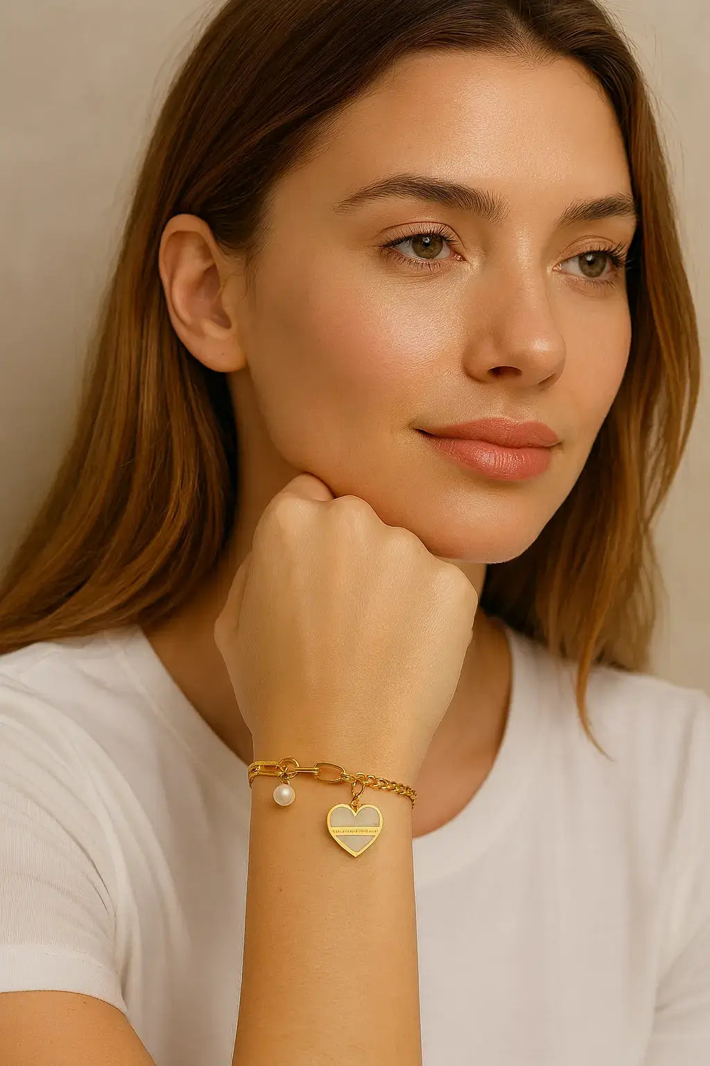 gold stainless steel bracelet, unisex gold bracelet, luxury rhinestone bracelet, sparkling bracelet for women, elegant bracelet for men, durable daily wear bracelet, gold fashion bracelet unisex, premium stainless steel jewelry, rhinestone gold accessory, gift bracelet for her, gift bracelet for him, everyday gold bracelet, stylish unisex bracelet, golden bracelet with stones, modern luxury bracelet