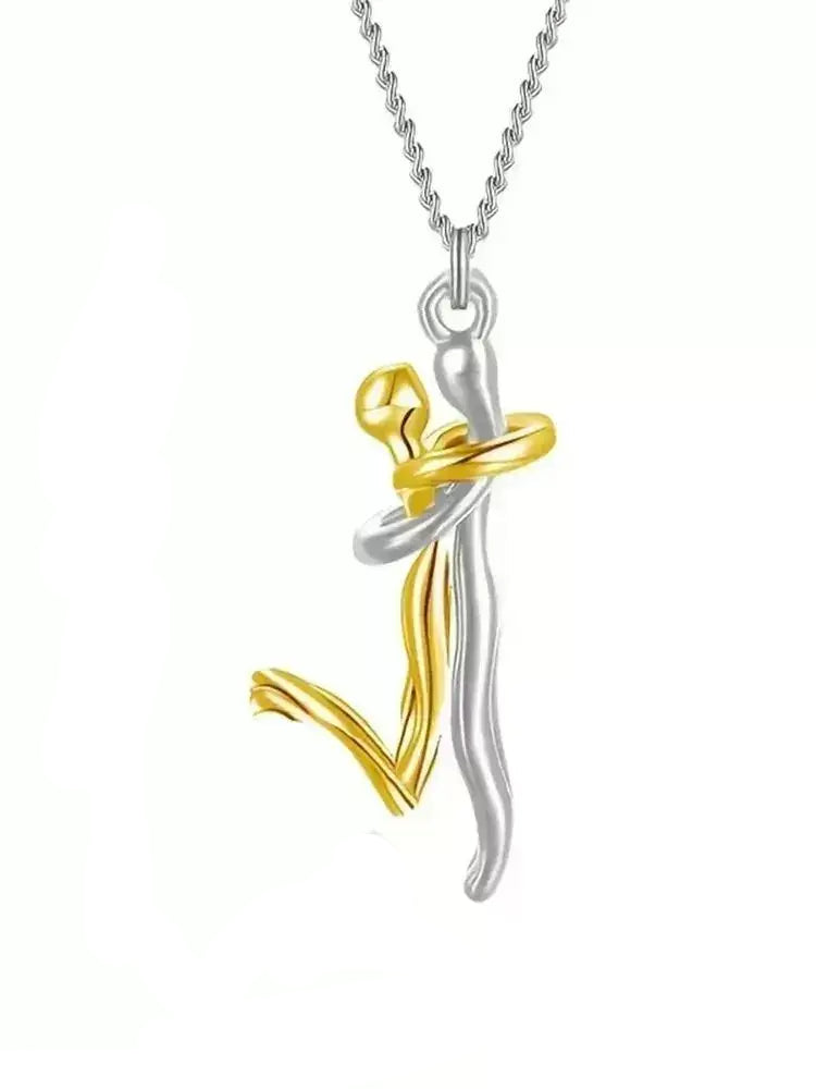 Valentinstag Geschenk Halskette, Halskette für Paare, Partner Halskette Liebe, Infinity Umarmung Halskette, Romantische Halskette Geschenk, Geschenk für Freundin Valentinstag, Geschenk für Freund Valentinstag, Paar Halskette kaufen, Halskette Liebe Symbol, Halskette mit Bedeutung, Romantisches Geschenk für Paare, Halskette Valentinstag kaufen