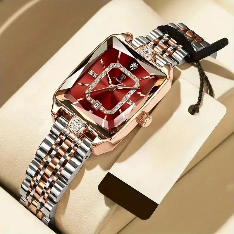 Luxus Damenuhr, Elegante Damenuhr, Quarzuhr Damen, Wasserdichte Damenuhr, Edelstahl Damenuhr, Damenarmbanduhr, Premium Damenuhr, Zeitlose Damenuhr, Geschenk für Frau, Seraphine Damenuhr