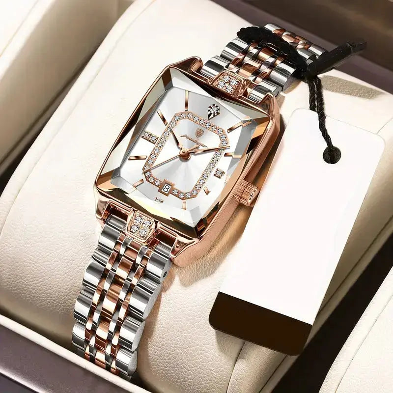 Luxus Damenuhr, Elegante Damenuhr, Quarzuhr Damen, Wasserdichte Damenuhr, Edelstahl Damenuhr, Damenarmbanduhr, Premium Damenuhr, Zeitlose Damenuhr, Geschenk für Frau, Seraphine Damenuhr