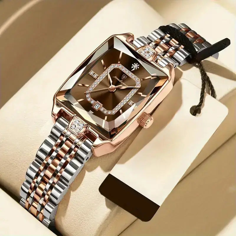 Luxus Damenuhr, Elegante Damenuhr, Quarzuhr Damen, Wasserdichte Damenuhr, Edelstahl Damenuhr, Damenarmbanduhr, Premium Damenuhr, Zeitlose Damenuhr, Geschenk für Frau, Seraphine Damenuhr