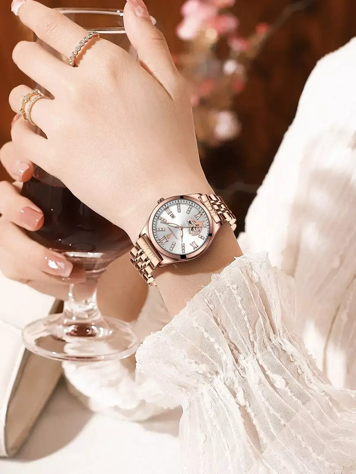 women’s luxury watch, elegant women’s watch, stainless steel women’s watch, gold women’s watch, quartz women’s watch, Celine watch, ladies water-resistant watch, modern women’s watch, fashion women’s watch, timeless women’s watch