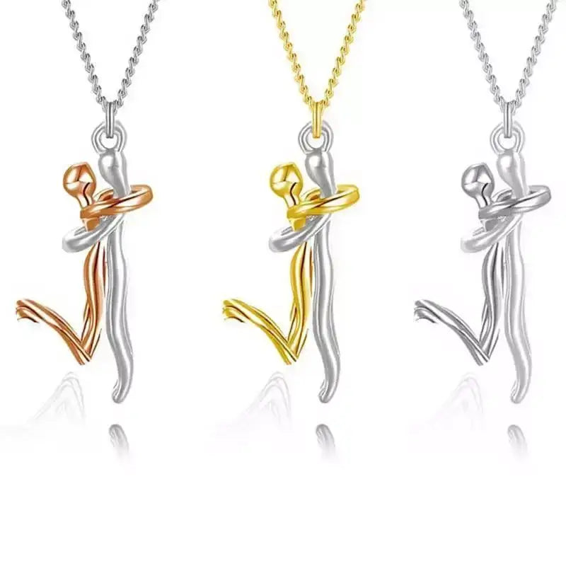 Valentinstag Geschenk Halskette, Halskette für Paare, Partner Halskette Liebe, Infinity Umarmung Halskette, Romantische Halskette Geschenk, Geschenk für Freundin Valentinstag, Geschenk für Freund Valentinstag, Paar Halskette kaufen, Halskette Liebe Symbol, Halskette mit Bedeutung, Romantisches Geschenk für Paare, Halskette Valentinstag kaufen