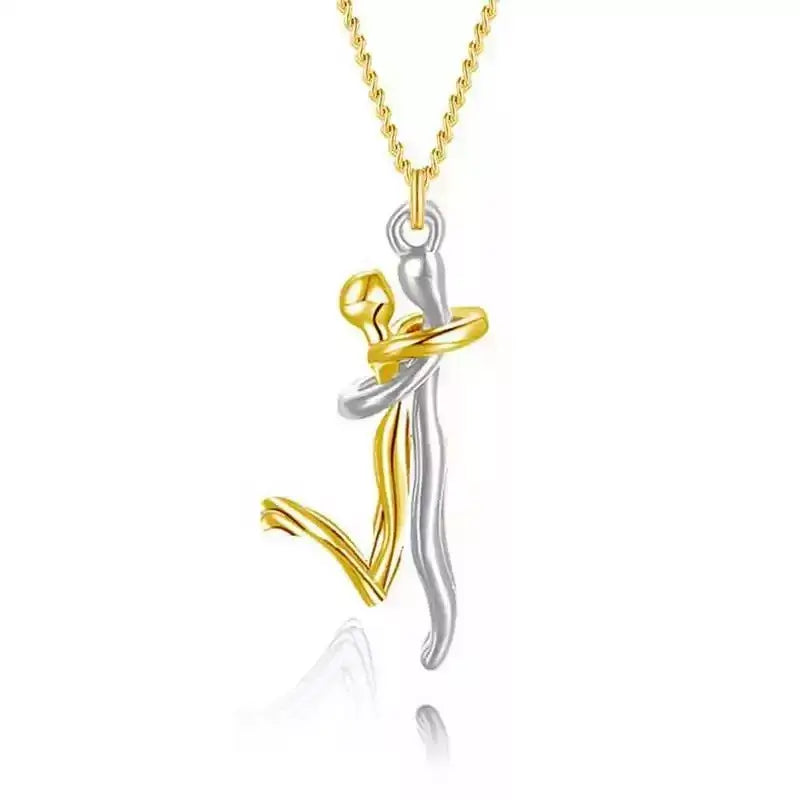 Valentinstag Geschenk Halskette, Halskette für Paare, Partner Halskette Liebe, Infinity Umarmung Halskette, Romantische Halskette Geschenk, Geschenk für Freundin Valentinstag, Geschenk für Freund Valentinstag, Paar Halskette kaufen, Halskette Liebe Symbol, Halskette mit Bedeutung, Romantisches Geschenk für Paare, Halskette Valentinstag kaufen