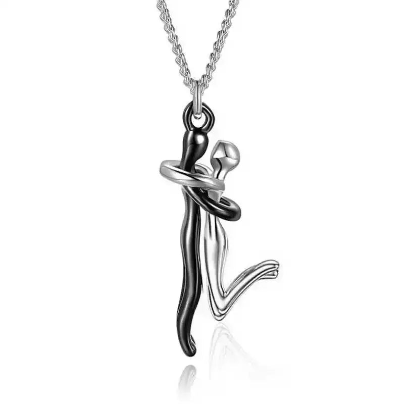 Valentinstag Geschenk Halskette, Halskette für Paare, Partner Halskette Liebe, Infinity Umarmung Halskette, Romantische Halskette Geschenk, Geschenk für Freundin Valentinstag, Geschenk für Freund Valentinstag, Paar Halskette kaufen, Halskette Liebe Symbol, Halskette mit Bedeutung, Romantisches Geschenk für Paare, Halskette Valentinstag kaufen