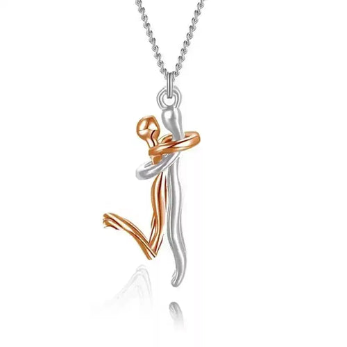 Valentinstag Geschenk Halskette, Halskette für Paare, Partner Halskette Liebe, Infinity Umarmung Halskette, Romantische Halskette Geschenk, Geschenk für Freundin Valentinstag, Geschenk für Freund Valentinstag, Paar Halskette kaufen, Halskette Liebe Symbol, Halskette mit Bedeutung, Romantisches Geschenk für Paare, Halskette Valentinstag kaufen