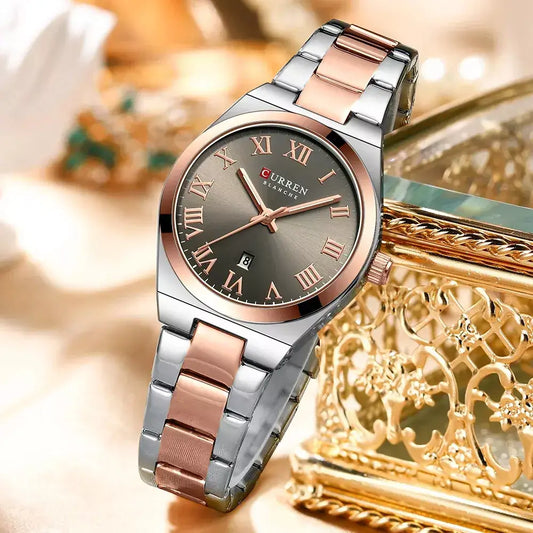 women’s luxury watch, stainless steel women’s watch, elegant ladies watch, minimalist women’s watch, quartz wristwatch for women, fashionable ladies watch, gift watch for her, numberless women’s watch, luminous hands watch, waterproof women’s watch, classic women’s wristwatch, stylish women’s timepiece, silver women’s watch, premium women’s quartz watch, luxury gift watch for women, Élitaire women’s watch, casual fashion ladies watch
