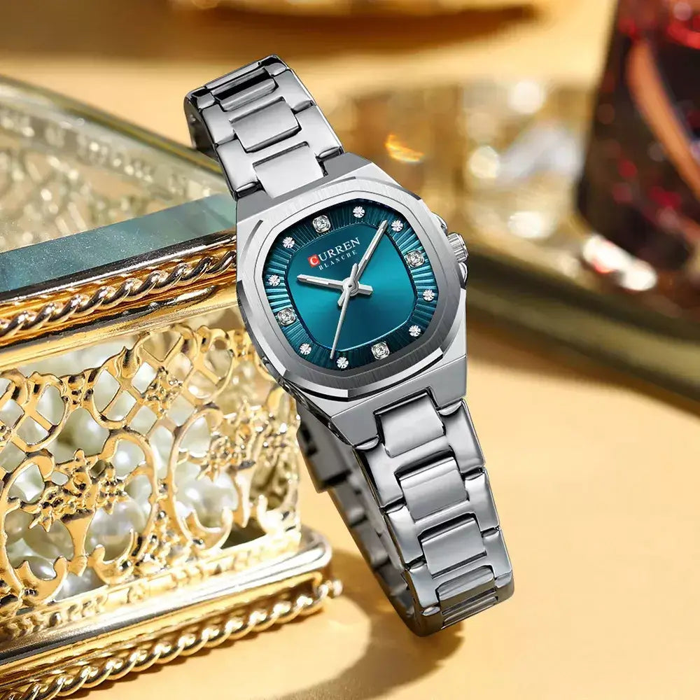women’s luxury watch, diamond accent watch, elegant women’s watch, stainless steel women’s watch, fashion quartz watch for women, gift watch for her, luminous women’s watch, water-resistant women’s watch, Aurielle watch, stylish women’s wristwatch, casual elegant women’s watch, premium ladies watch, timeless women’s watch, luxury gift for her, quartz wristwatch for women, designer women’s watch, classy women’s watch, best women’s watch to gift, fashionable ladies watch, sparkling diamond watch