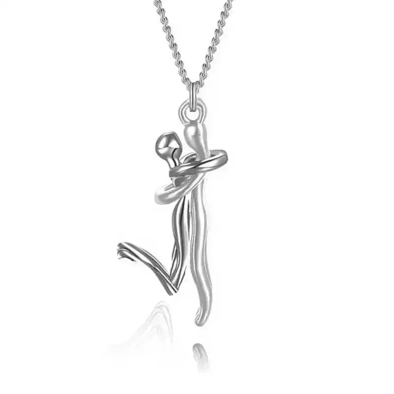 Valentinstag Geschenk Halskette, Halskette für Paare, Partner Halskette Liebe, Infinity Umarmung Halskette, Romantische Halskette Geschenk, Geschenk für Freundin Valentinstag, Geschenk für Freund Valentinstag, Paar Halskette kaufen, Halskette Liebe Symbol, Halskette mit Bedeutung, Romantisches Geschenk für Paare, Halskette Valentinstag kaufen