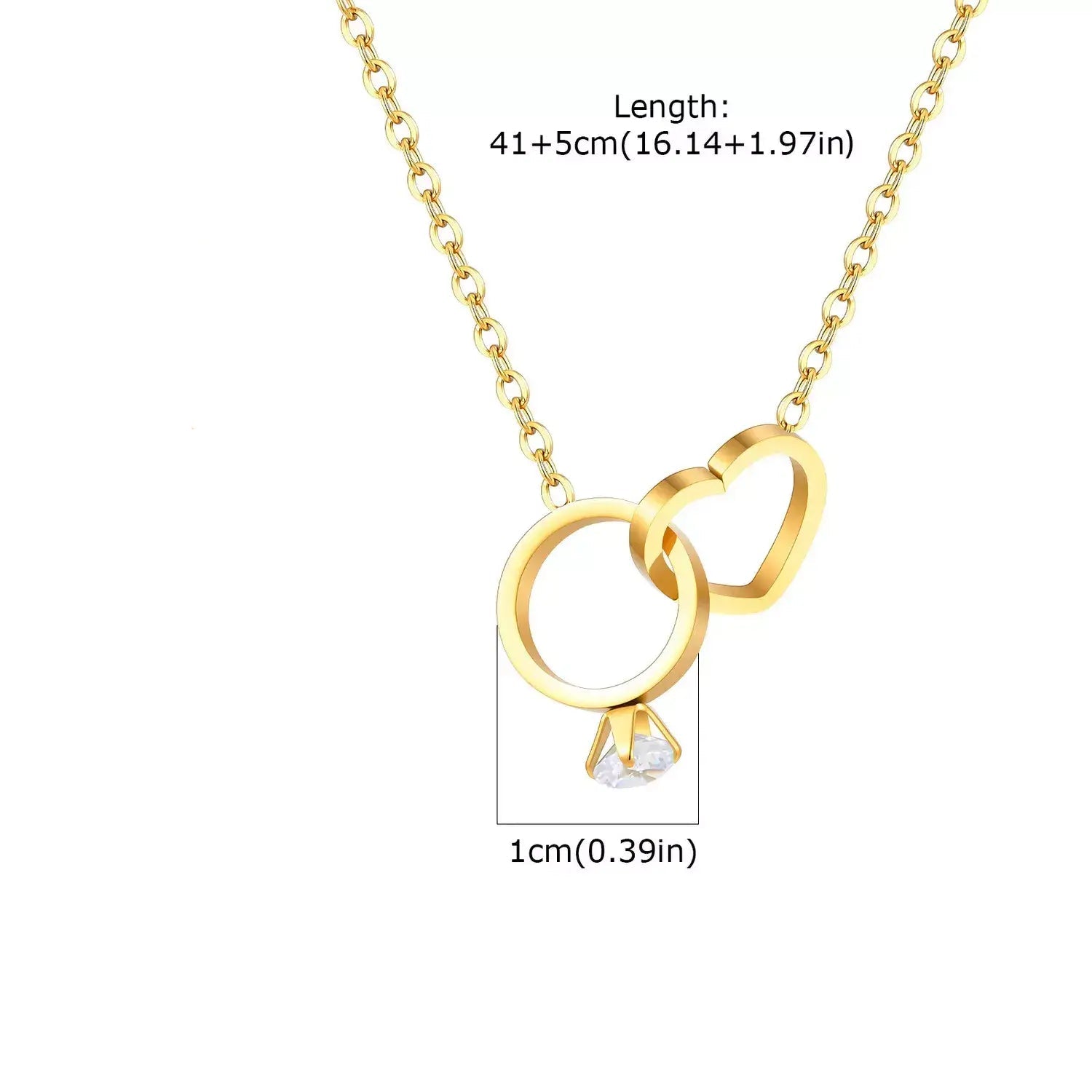 eternal knot necklace, romantic necklace, valentine’s day necklace, valentine’s day gift, romantic gift for her, love necklace, heart and ring necklace, forever love necklace, stainless steel necklace, couples necklace, promise necklace, symbolic jewelry, meaningful necklace, anniversary gift, gift for girlfriend, gift for wife, unisex necklace
