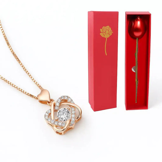 Intertwined Hearts Necklace + FREE Exclusive Rose Gift Box,
Heart Pendant Necklace,
Meaningful Gift Jewellery,
Elegant Women’s Necklace,
Gift for Her,
Romantic Necklace,
Premium Gift Necklace,
Necklace with Gift Box,
Special Occasion Jewellery,
Love Symbol Necklace