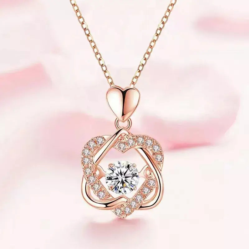 Intertwined Hearts Necklace + FREE Exclusive Rose Gift Box,
Heart Pendant Necklace,
Meaningful Gift Jewellery,
Elegant Women’s Necklace,
Gift for Her,
Romantic Necklace,
Premium Gift Necklace,
Necklace with Gift Box,
Special Occasion Jewellery,
Love Symbol Necklace