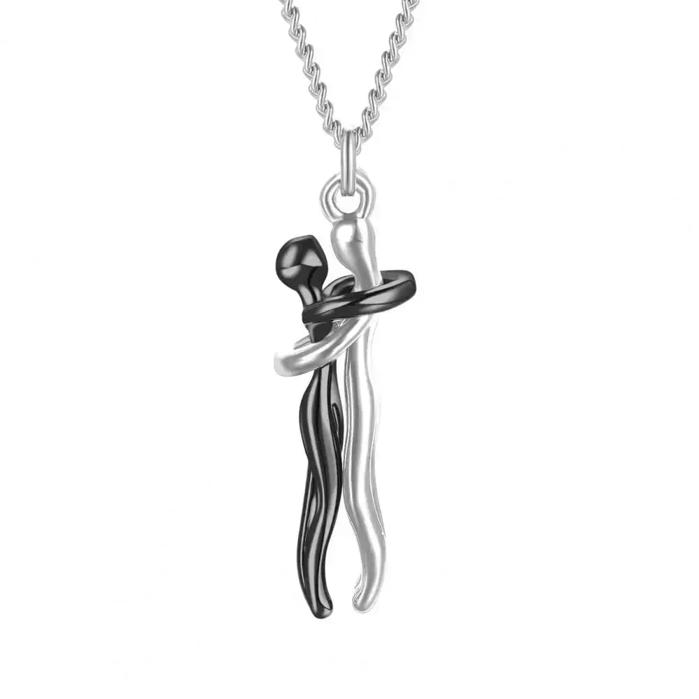 Eternal Embrace Necklace – Buy 1, Get 1 Free This Black Friday, Couples necklace, Matching necklaces for couples, Eternal Embrace necklace, Love necklaces, Romantic gifts for couples, His and hers necklace, Buy 1 get 1 free necklace UK, Gift for him and her, Couple jewelry set, Adjustable unisex necklace, Hypoallergenic titanium necklace, Limited-time necklace offer