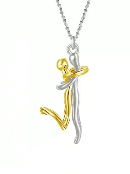 Valentinstag Geschenk Halskette, Halskette für Paare, Partner Halskette Liebe, Infinity Umarmung Halskette, Romantische Halskette Geschenk, Geschenk für Freundin Valentinstag, Geschenk für Freund Valentinstag, Paar Halskette kaufen, Halskette Liebe Symbol, Halskette mit Bedeutung, Romantisches Geschenk für Paare, Halskette Valentinstag kaufen