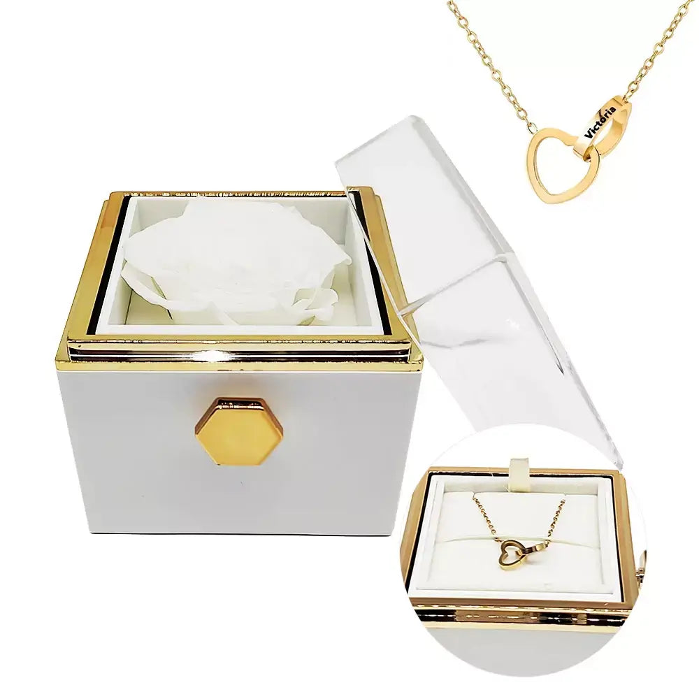 Double Hearts Necklace + Complimentary Rotating Rose Box,
unforgettable gift,

timeless gift for women,

silver necklace for women,

rose gold necklace for women,

romantic gift for her,

necklace with rose box,

meaningful jewellery,

high-quality women’s necklace,

gold necklace for women,

gift with rotating rose box,

elegant women’s necklace,

double hearts necklace,

delicate necklace for girlfriend