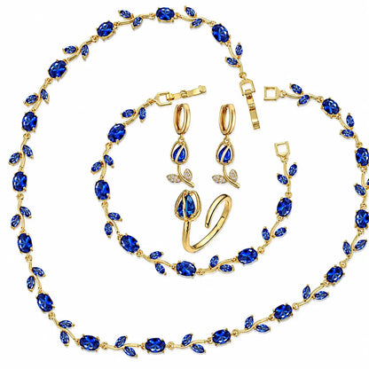 Tulpen Schmuckset, Schmuckset Damen, Luxus Schmuckset, Geschenk für Frau, Schmuck Geschenk für Frauen, Eleganter Damenschmuck, Vergoldetes Schmuckset, Zirkonia Schmuckset, Geschenk für Ehefrau, Geschenk für Freundin, Geburtstagsgeschenk Frau, Muttertagsgeschenk, Exklusives Schmuckset Damen, Schmuckset Damen kaufen, Tulpen Schmuckset kaufen