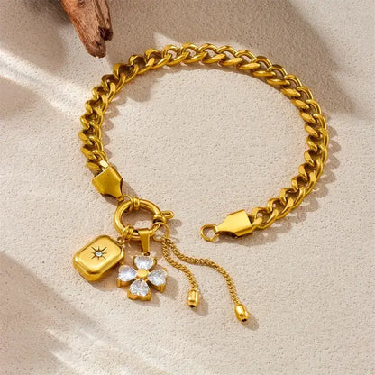 bracelet for women,
zircon inlay bracelet,
flower pendant bracelet,
tassel bracelet women,
elegant women’s bracelet,
luxury women’s jewelry,
delicate bracelet for women,
gift bracelet for her,
unique design bracelet,
fashion hand chain women,
modern flower bracelet,
zircon sparkle bracelet,
hypoallergenic bracelet women,
party jewelry for women,
premium stainless steel jewelry,
creative bracelet design,
stylish women’s accessories,
romantic gift for her,
Brinelle Bloom bracele