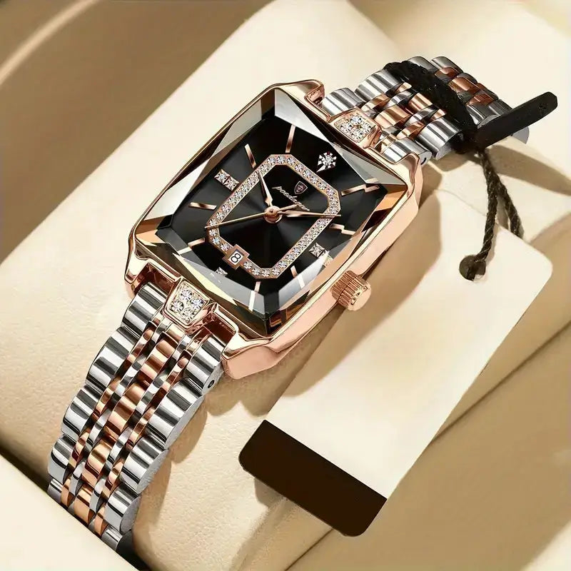 Luxus Damenuhr, Elegante Damenuhr, Quarzuhr Damen, Wasserdichte Damenuhr, Edelstahl Damenuhr, Damenarmbanduhr, Premium Damenuhr, Zeitlose Damenuhr, Geschenk für Frau, Seraphine Damenuhr