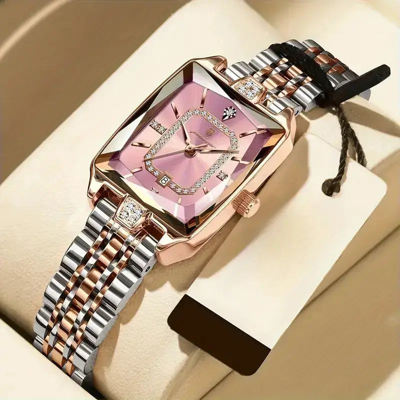 Luxus Damenuhr, Elegante Damenuhr, Quarzuhr Damen, Wasserdichte Damenuhr, Edelstahl Damenuhr, Damenarmbanduhr, Premium Damenuhr, Zeitlose Damenuhr, Geschenk für Frau, Seraphine Damenuhr