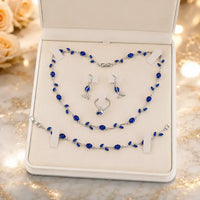 Silber – Blau